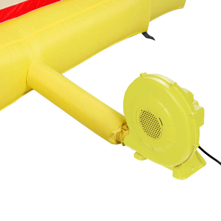 350 Watt 0.5 HP Air Blower Pump Fan for Inflatable Bounce House and Bouncy Castle-YellowCostway Gallery View 9 of 9