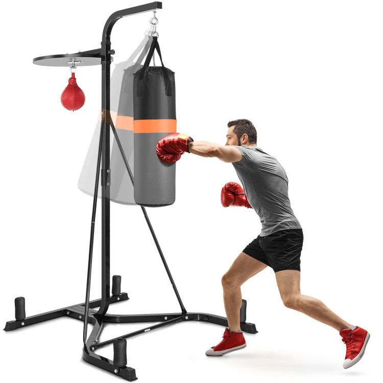 Heavy Duty Boxing Punching Stand With Heavy BagCostway Gallery View 7 of 10