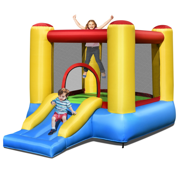 Kids Inflatable Bounce House with SlideCostway Gallery View 1 of 13