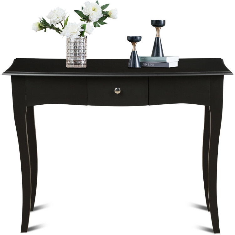 Modern Multifunctional Console Table with Storage DrawerCostway Gallery View 9 of 11