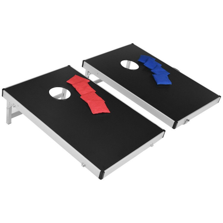 Cornhole Set with Foldable Design and Side HandleCostway Gallery View 1 of 8