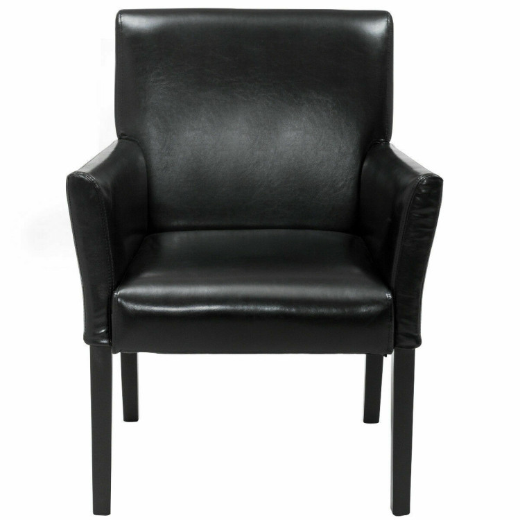 Modern PU Leather Executive Arm Chair SofaCostway Gallery View 5 of 9