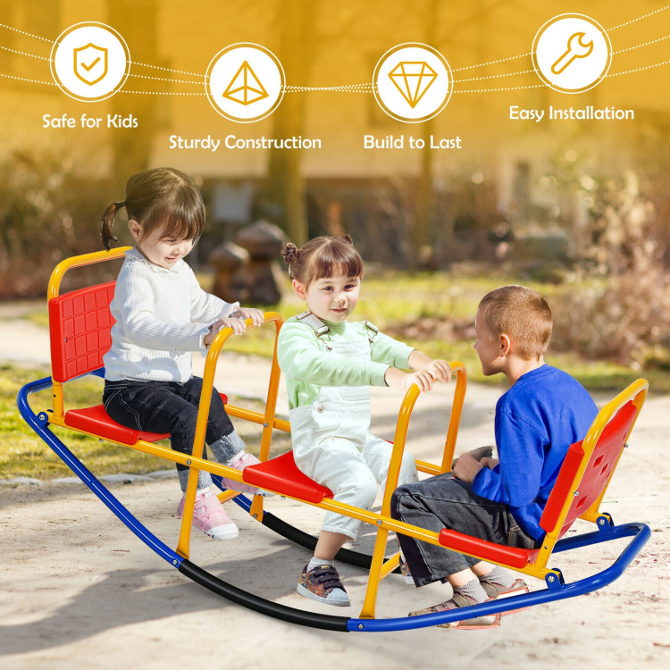 Outdoor Kids Toy Gift Teeter Totter for Children Boys GirlCostway Gallery View 2 of 12