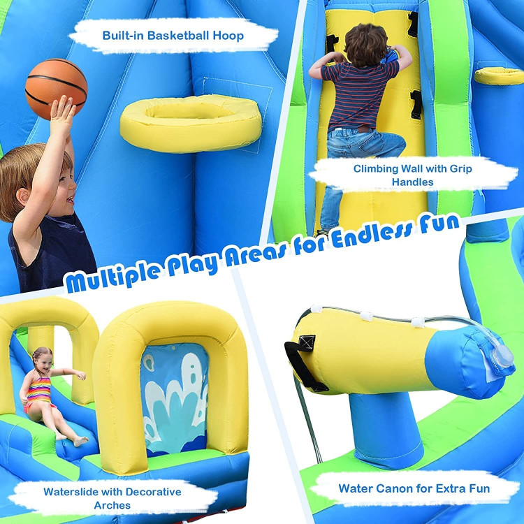 Multifunctional Inflatable Water Bounce with BlowerCostway Gallery View 8 of 9