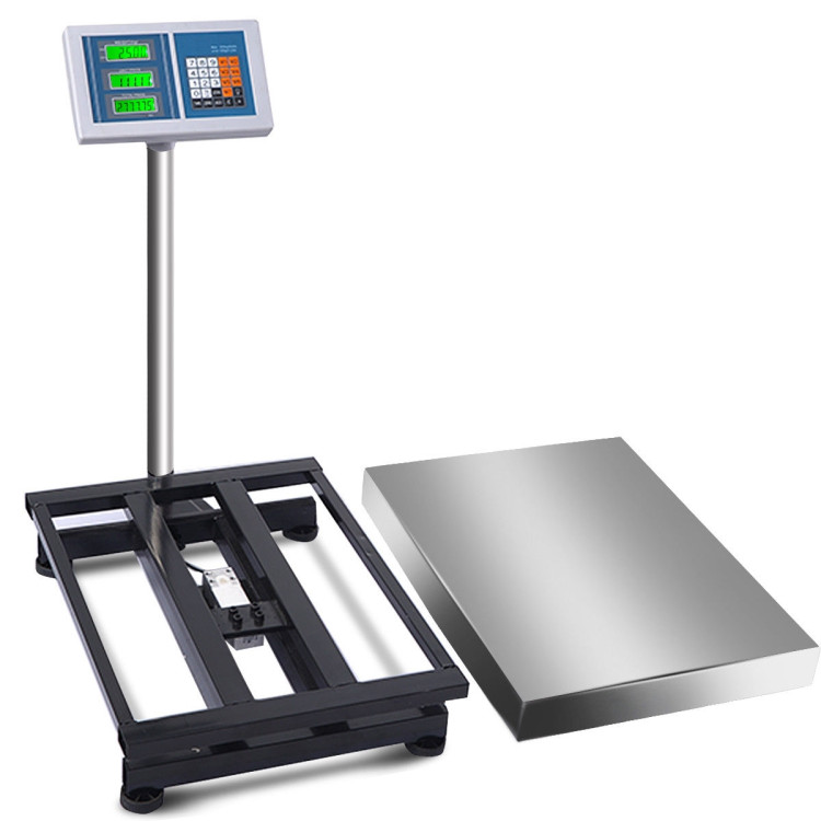 660 lbs Weight Computing Digital Floor Platform ScaleCostway Gallery View 9 of 10