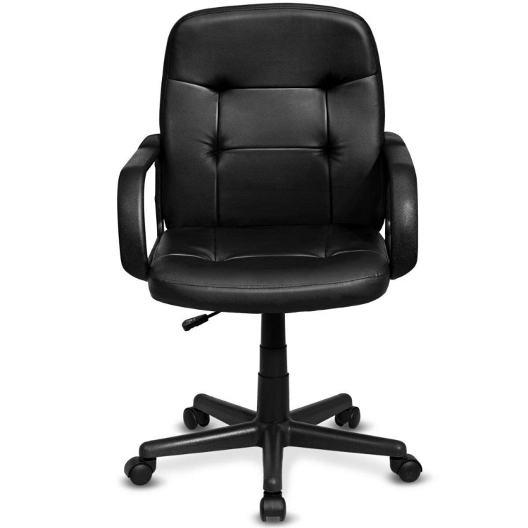 Ergonomic Mid-back Executive Office Chair Swivel Computer ChairCostway Gallery View 7 of 8