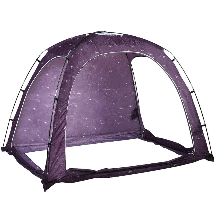 Bed Indoor Privacy Play Tent on Bed with Bag Costway Gallery View 1 of 10