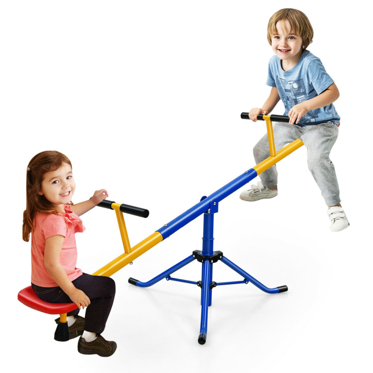 360°Rotation Kids Seesaw Swivel Teeter Totter Playground EquipmentCostway Gallery View 7 of 11
