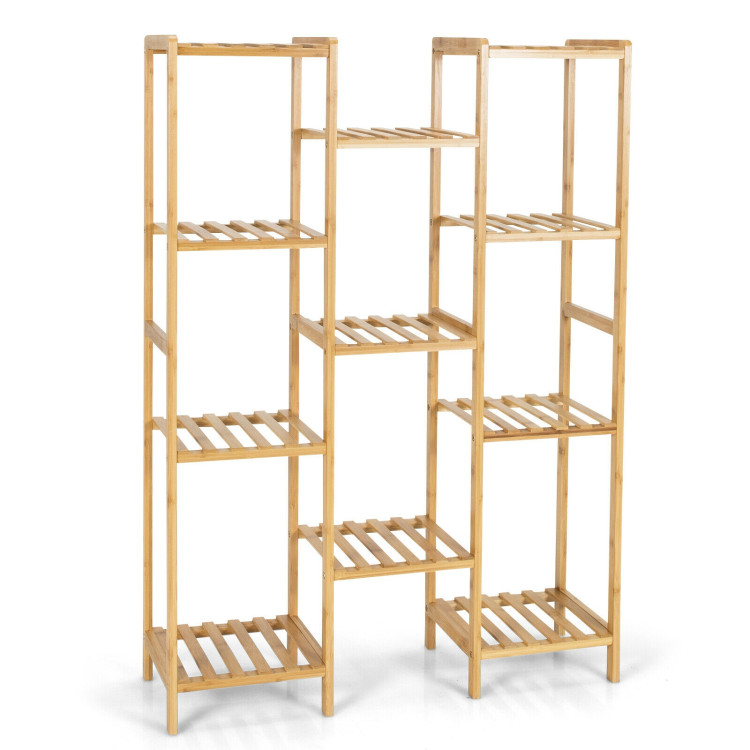 9/11-Tier Bamboo Plant Stand for Living Room Balcony Garden-11-TierCostway Gallery View 1 of 9