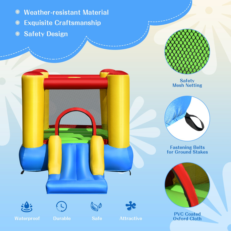 Kids Inflatable Jumping Bounce House without BlowerCostway Gallery View 8 of 9