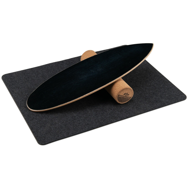 Balance Board Trainer for Core Strength-BlackCostway Gallery View 1 of 10