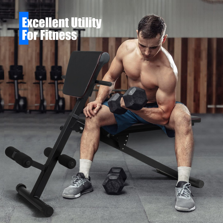 Multi-Functional Adjustable Full Body Exercise Weight BenchCostway Gallery View 7 of 10