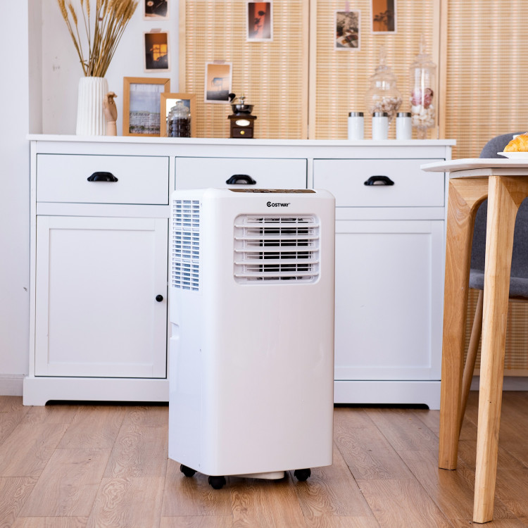10000 BTU Portable Air Conditioner with Dehumidifier and Fan Modes-WhiteCostway Gallery View 16 of 20