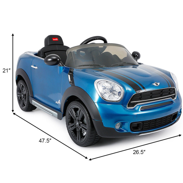 12 V Electric R/C Remote Control Kids Car with MP3Costway Gallery View 11 of 21