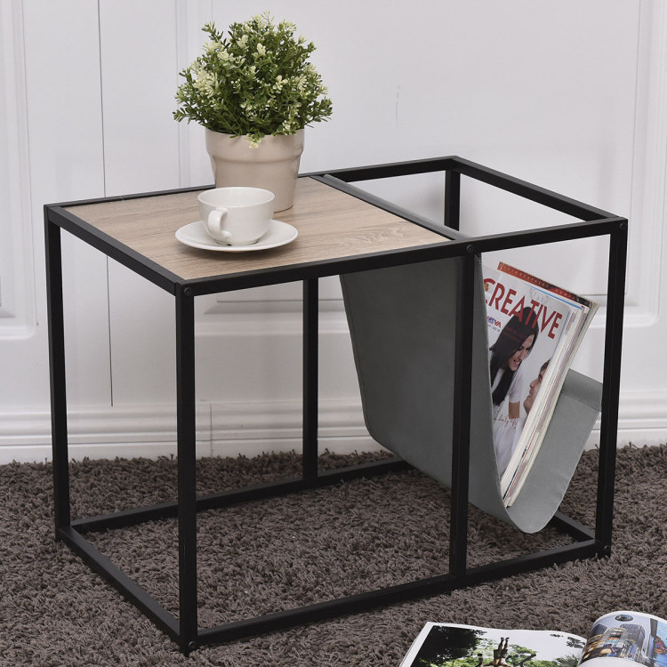 End Table Side Accent Metal Magazine OrganizerCostway Gallery View 1 of 12
