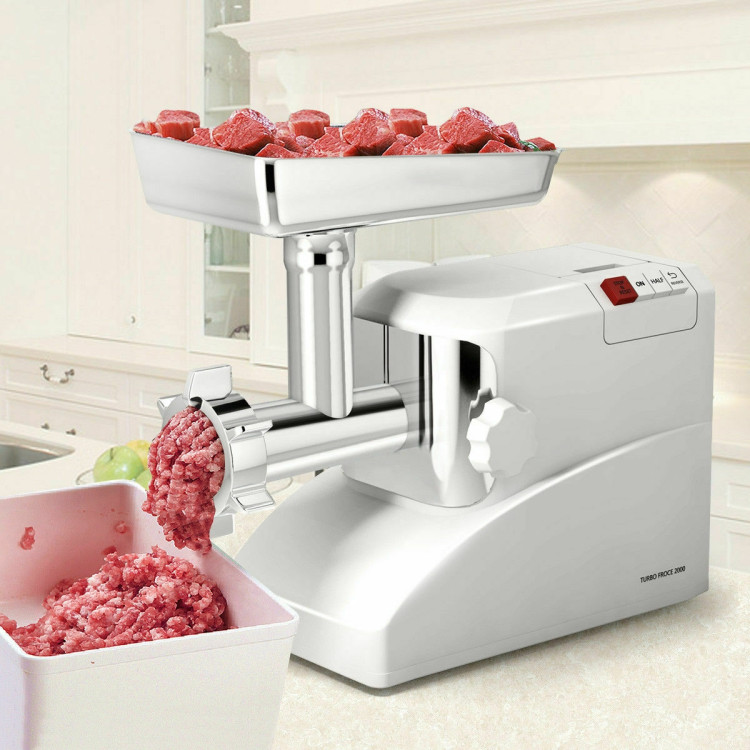 2000 W Electric Meat Grinder with 1 Blade and 3 PlatesCostway Gallery View 1 of 9