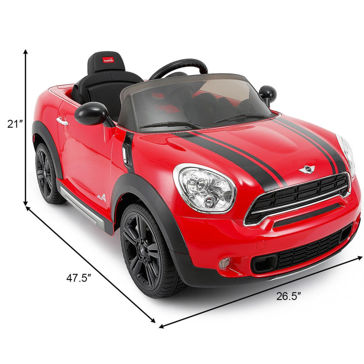 12 V Electric R/C Remote Control Kids Car with MP3Costway Gallery View 4 of 21