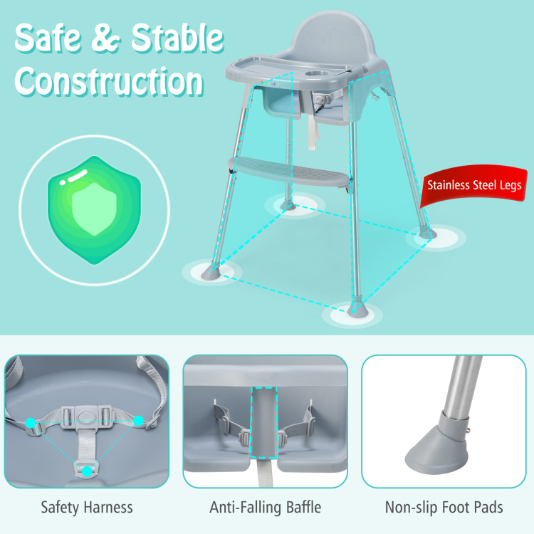 Plastic chair hotsell with removable tray