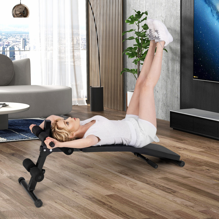 Adjustable Decline Sit Up Bench for Exercise for Home Gym - Gallery View 1 of 10