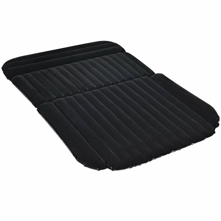 Inflatable SUV Air Backseat Mattress Travel Pad with Pump OutdoorCostway Gallery View 1 of 11