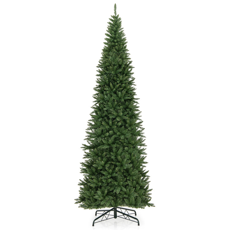 12 FT Artificial Christmas Tree with 800 Warm White LED Lights for Home Party Shopping Mall - Gallery View 1 of 10