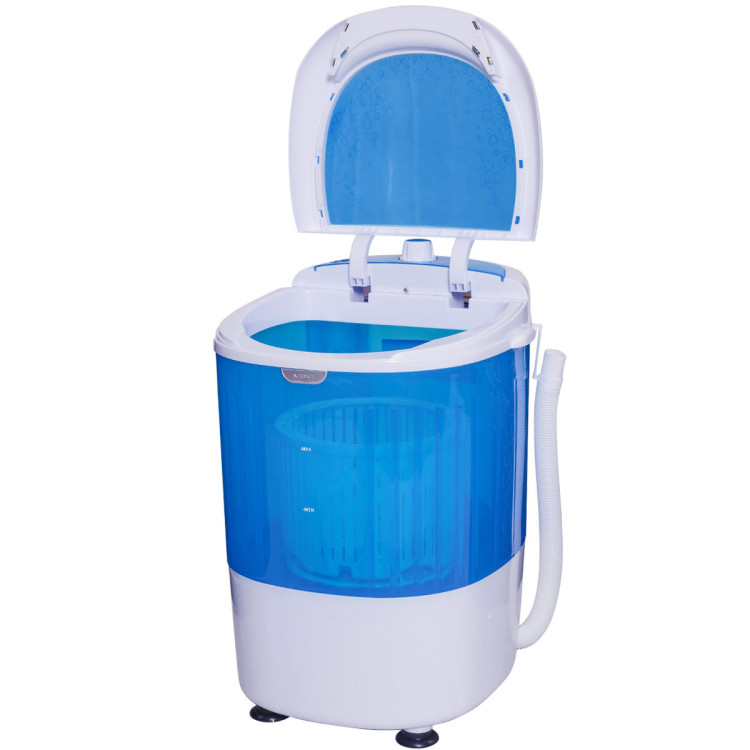 5.5 lbs Portable Semi Auto Washing Machine for Small SpaceCostway Gallery View 9 of 12