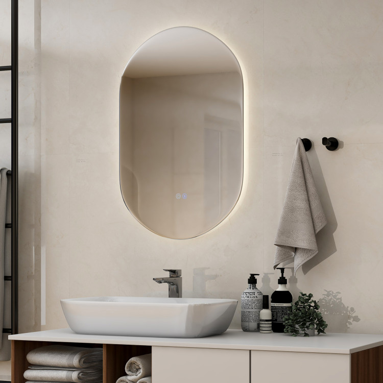 MIRROR Backlight LED - Back Light Hair Salon Mirror KIT - Decoration Deco  Wall