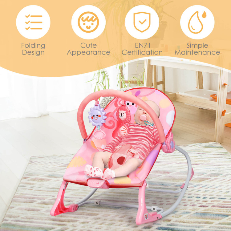 Benefits of a baby bouncer + rocker + seat