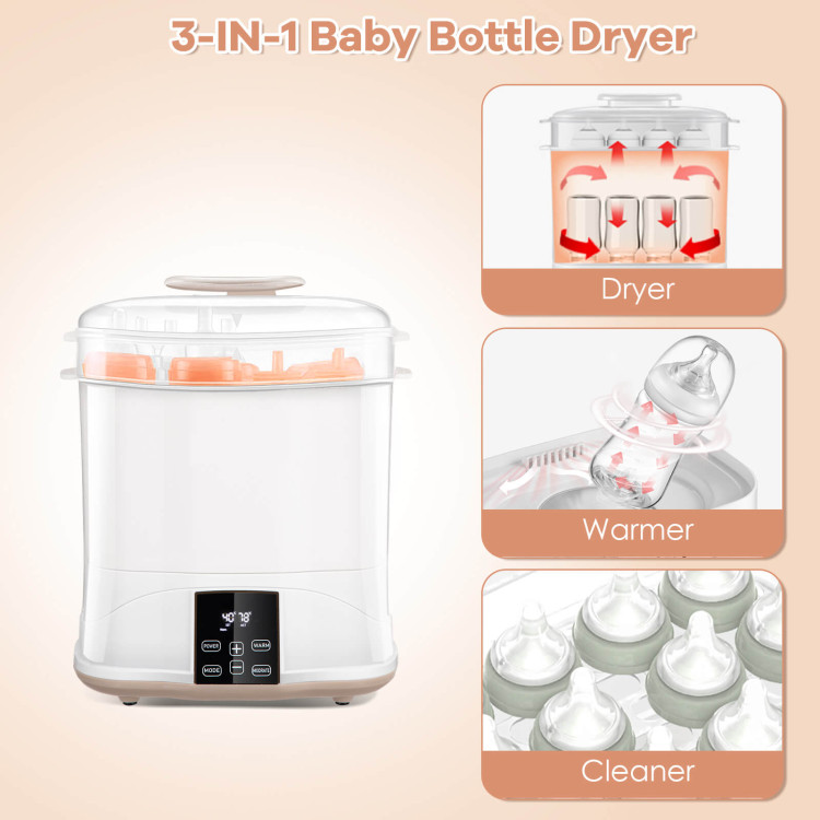 Electric Baby Bottle Steam Sterilizer With LED MonitorCostway Gallery View 5 of 10