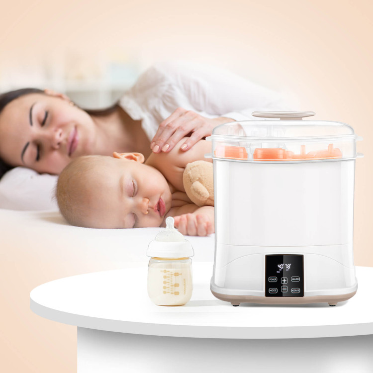 Electric Baby Bottle Steam Sterilizer With LED MonitorCostway Gallery View 6 of 10