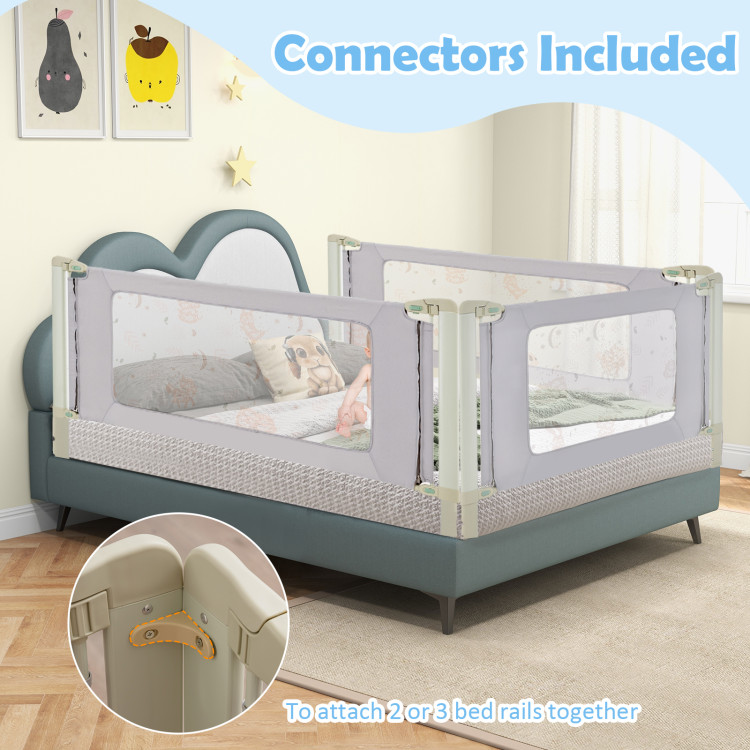 Vertical Lifting Bed Rail for Toddlers with Double Lock - Gallery View 8 of 10