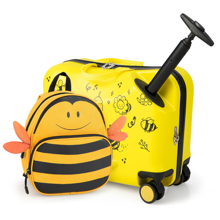 Kids SpongeBob SquarePants ABS Shell Collapsible Luggage for kids boys