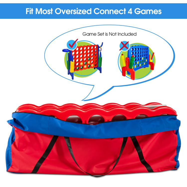 Giant 4 in A Row Storage Carrying Bag for Jumbo 4-to-Score Game Set Only BagCostway Gallery View 9 of 9