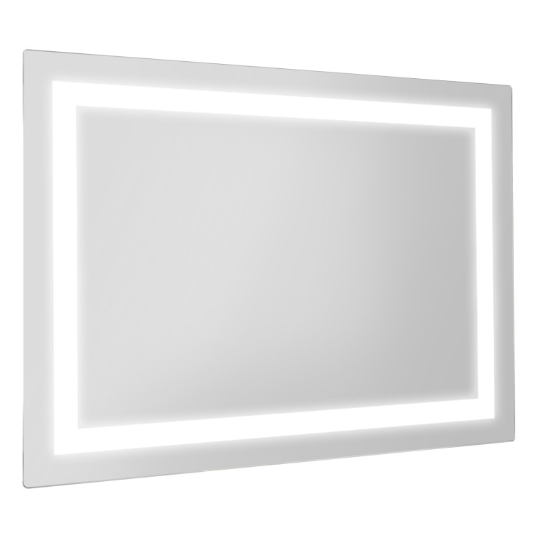 27.5 Inch LED Wall-Mounted Rect Bathroom Mirror with TouchCostway Gallery View 1 of 13
