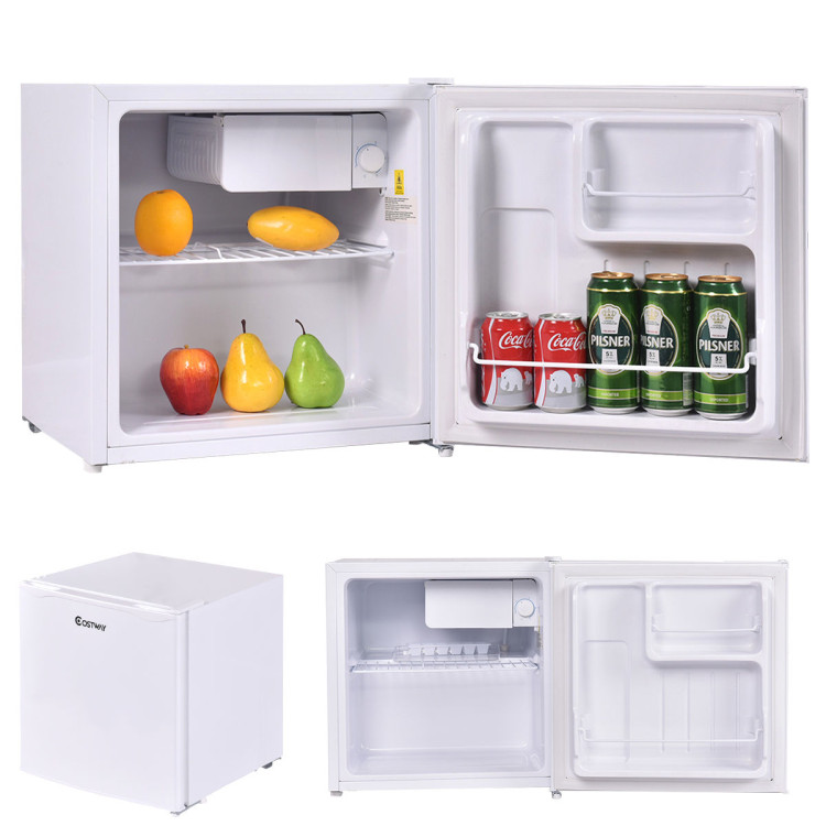 1.8 Cu. Ft. Compact Mini Refrigerator and Freezer - Costway