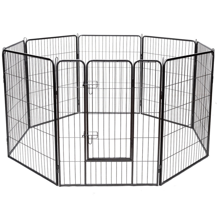 40 Inch 8 Metal Panel Heavy Duty Pet Playpen Dog FenceCostway Gallery View 1 of 13