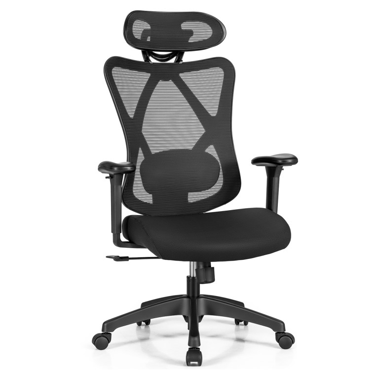 High Back Mesh Executive Chair with Adjustable Lumbar SupportCostway Gallery View 1 of 11