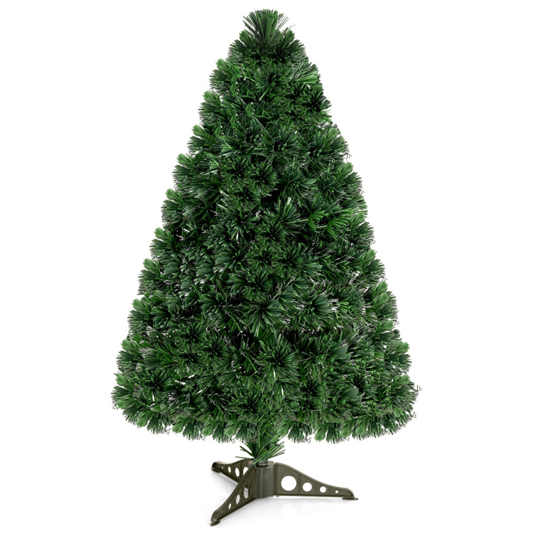 3' / 4' / 5' / 6' Fiber Optic Artificial PVC Christmas Tree-3 ftCostway Gallery View 1 of 10