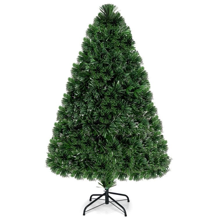 3' / 4' / 5' / 6' Fiber Optic Artificial PVC Christmas Tree-4 ftCostway Gallery View 1 of 11