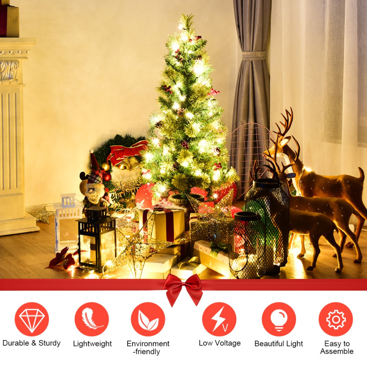 Premium Photo  Decoration christmas concept fir tree branches decorating  with red berries and pine cone