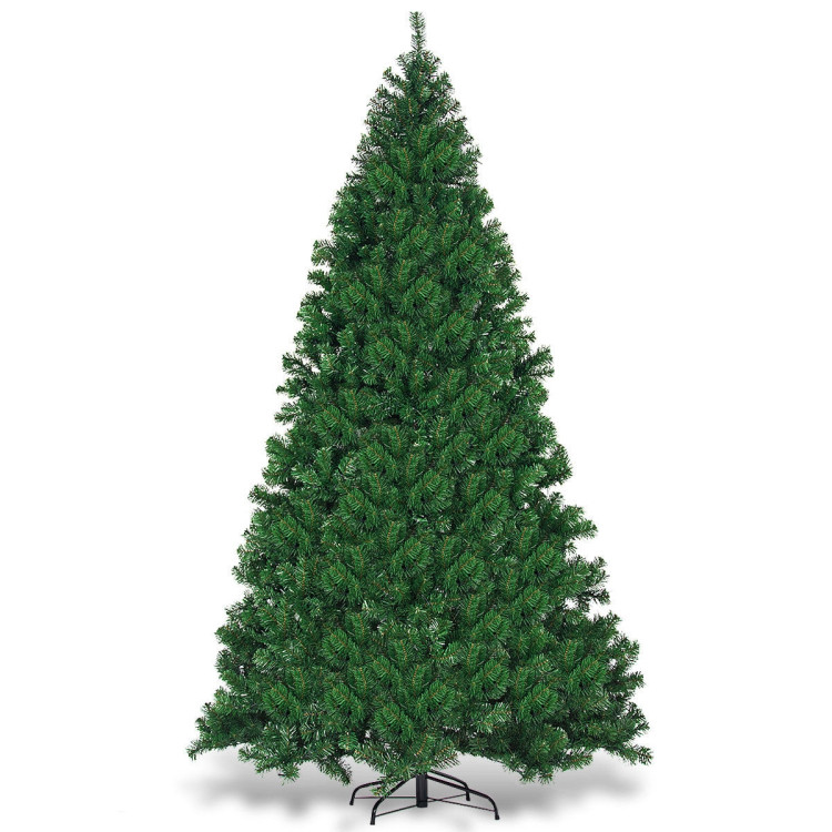 9 Feet Pre-Lit PVC Artificial Christmas Tree with 700 LED LightsCostway Gallery View 1 of 11
