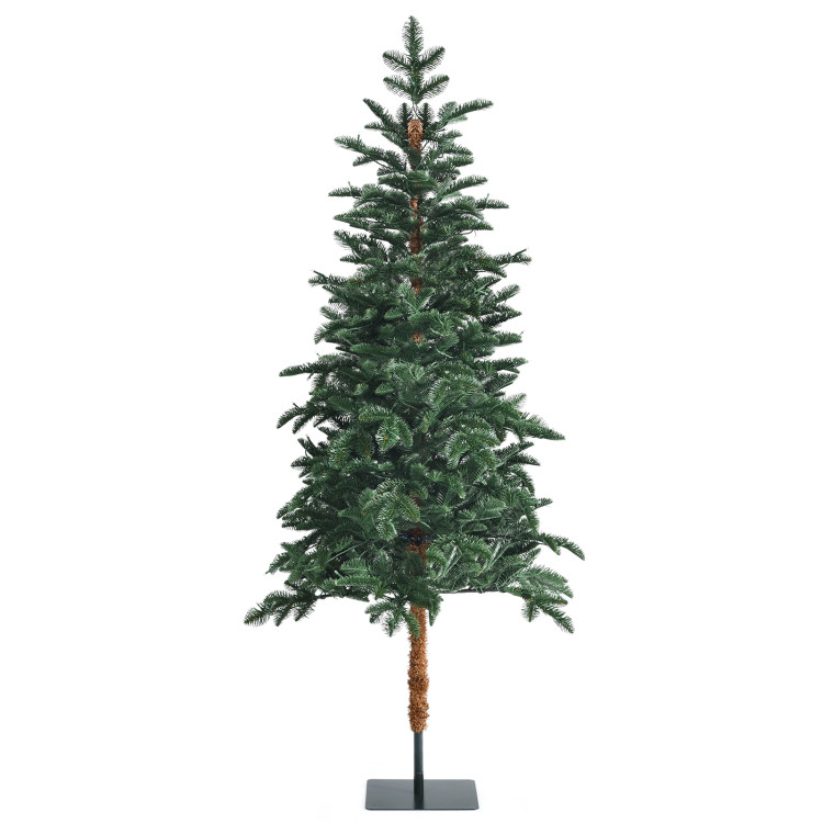 6 Feet Artificial Pencil Christmas Tree with 250 LightsCostway Gallery View 7 of 11