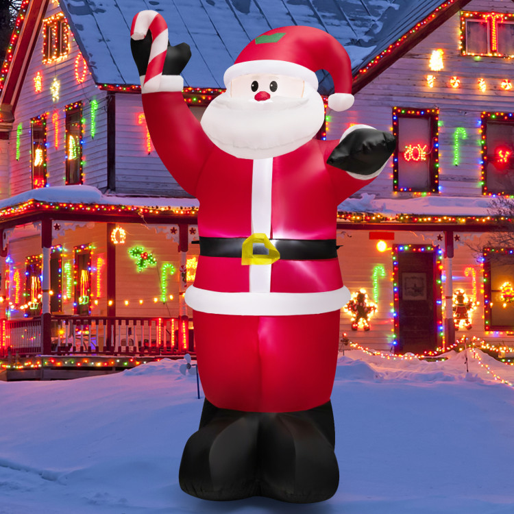 8 Feet Inflatable Santa Claus DecorationCostway Gallery View 2 of 11