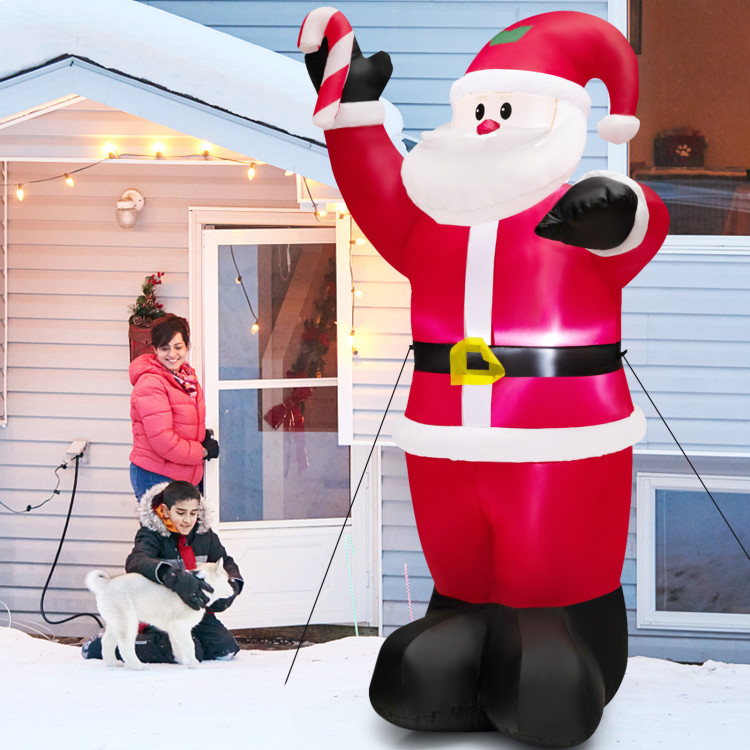 8 Feet Inflatable Santa Claus DecorationCostway Gallery View 9 of 11
