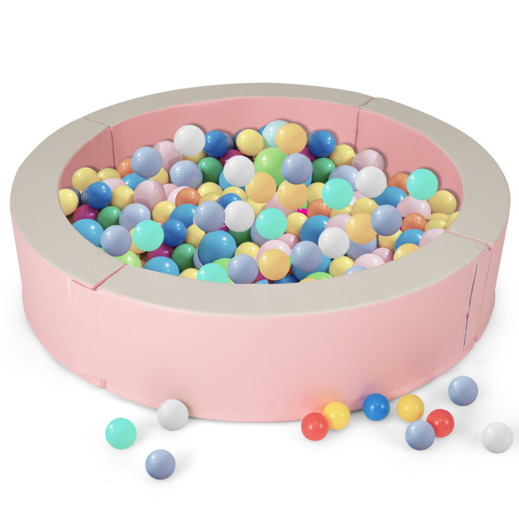 Detachable Foam Ball Pit with 50 Colorful Ocean Balls - Gallery View 1 of 6