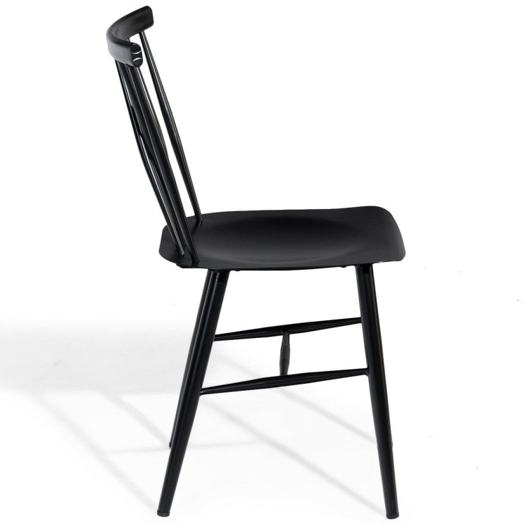 Set of 2 Modern Dining Chairs with BackrestCostway Gallery View 7 of 8