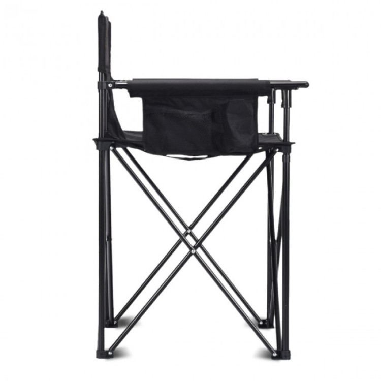Portable 38 Inch Oversized High Camping Fishing Folding Chair Costway Gallery View 8 of 12