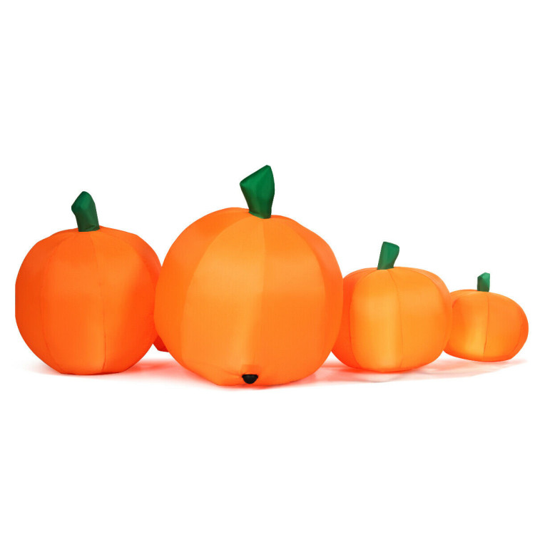 7.5 Feet Halloween Inflatable 7 Pumpkins Patch with LED LightsCostway Gallery View 9 of 12