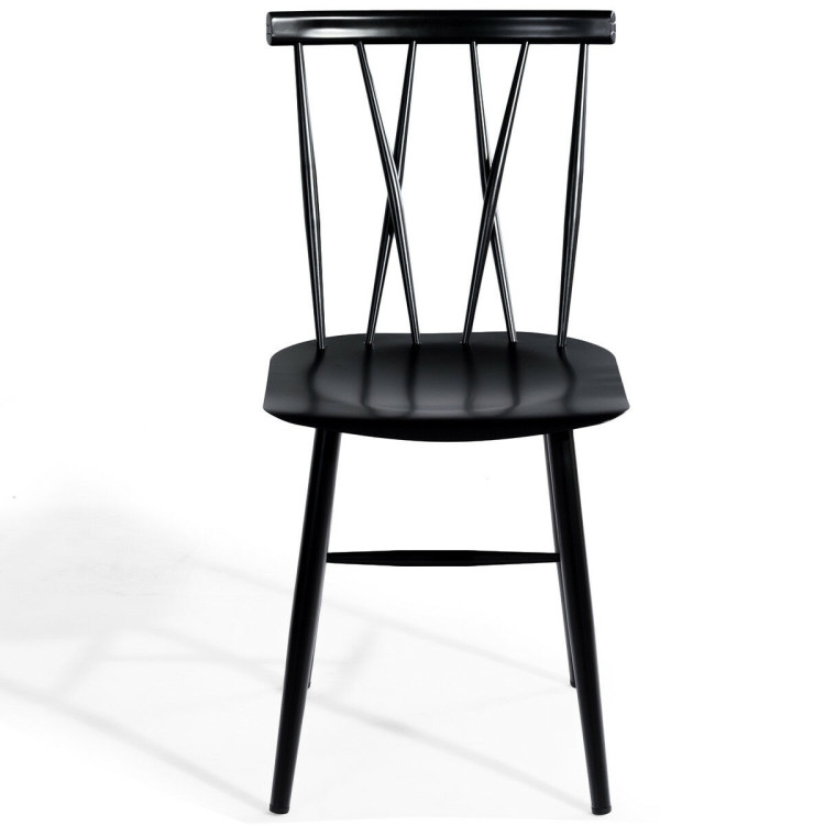 Set of 2 Modern Dining Chairs with BackrestCostway Gallery View 8 of 8
