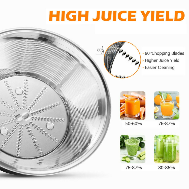 Dropship 1000W Centrifugal Juicer Juice Extractor With 2 Speeds